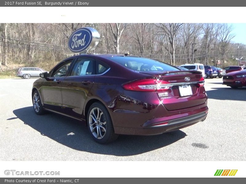 Burgundy Velvet / Ebony 2017 Ford Fusion SE