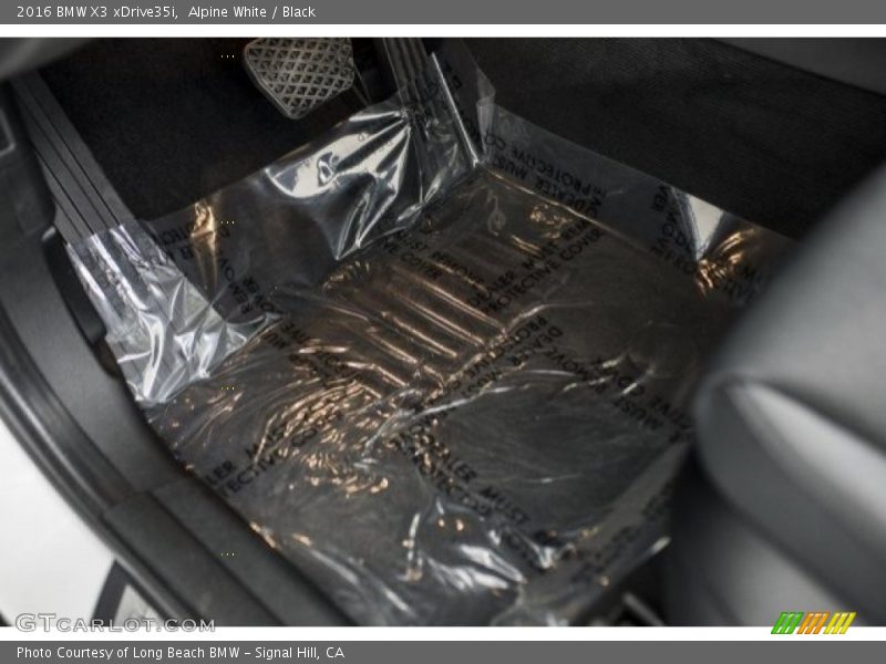 Alpine White / Black 2016 BMW X3 xDrive35i