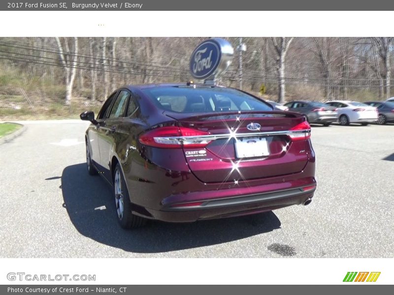 Burgundy Velvet / Ebony 2017 Ford Fusion SE