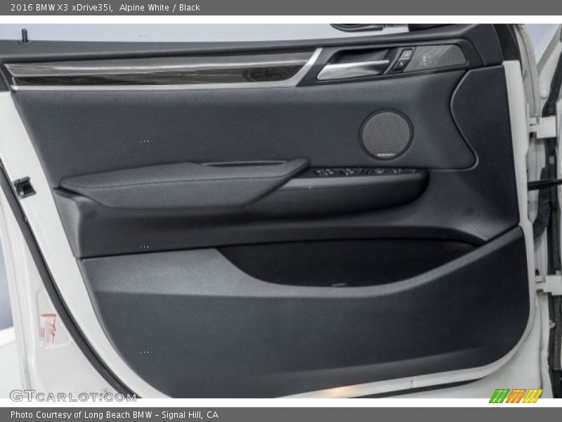 Alpine White / Black 2016 BMW X3 xDrive35i