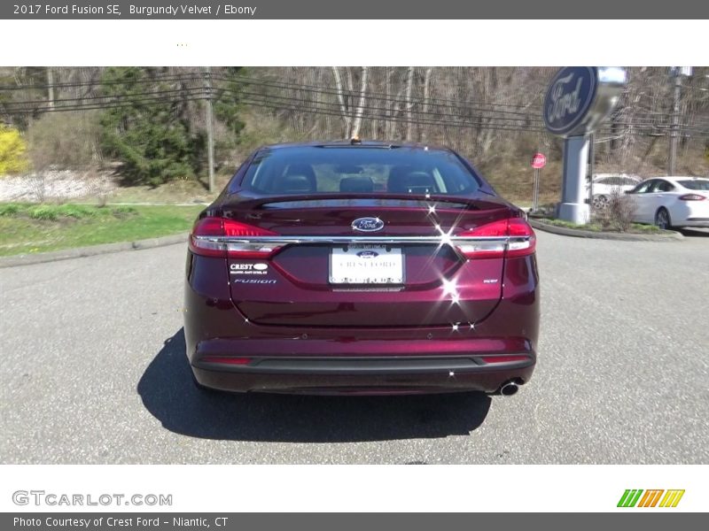 Burgundy Velvet / Ebony 2017 Ford Fusion SE