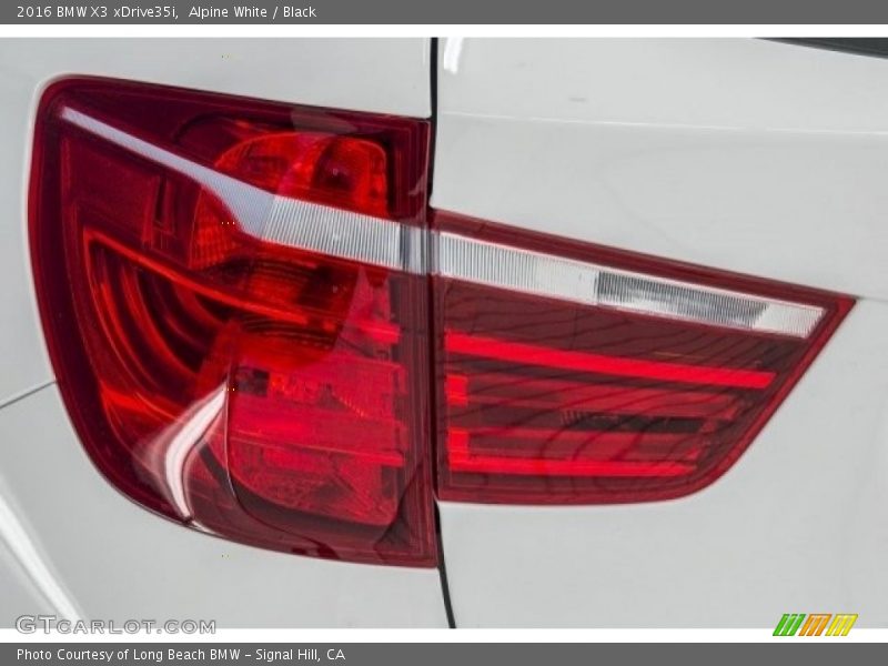 Alpine White / Black 2016 BMW X3 xDrive35i