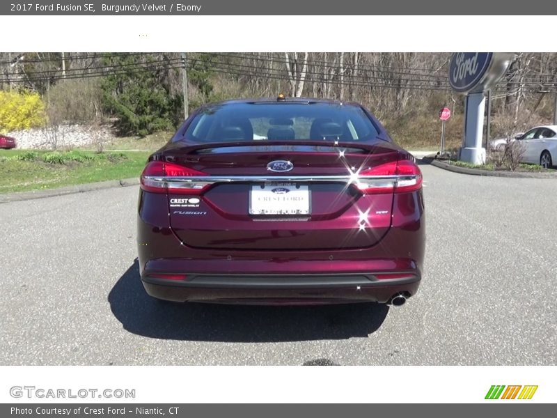 Burgundy Velvet / Ebony 2017 Ford Fusion SE