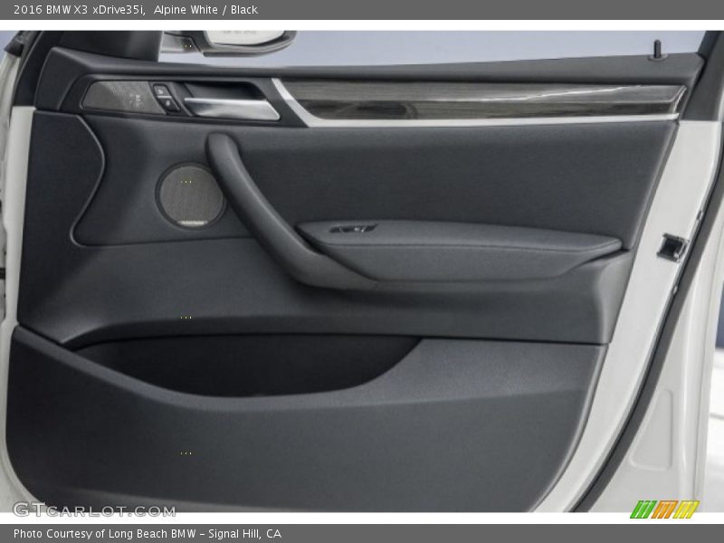 Alpine White / Black 2016 BMW X3 xDrive35i