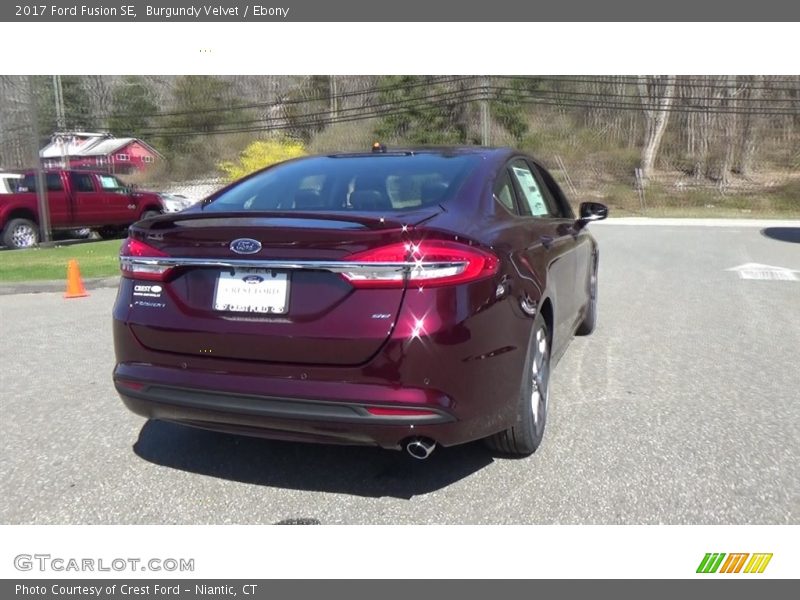 Burgundy Velvet / Ebony 2017 Ford Fusion SE