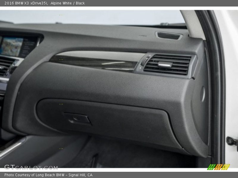 Alpine White / Black 2016 BMW X3 xDrive35i