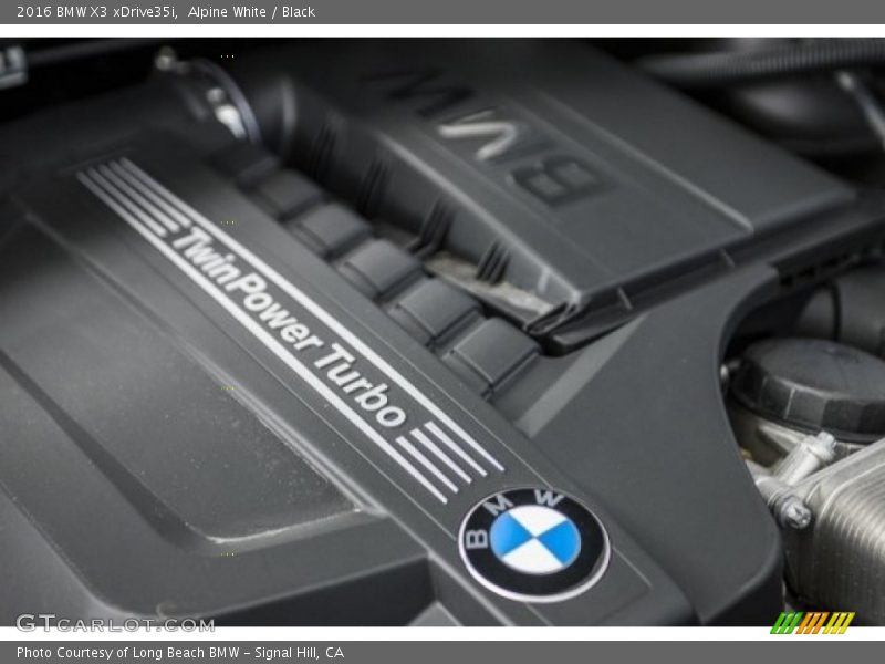 Alpine White / Black 2016 BMW X3 xDrive35i