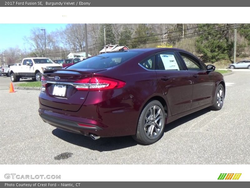 Burgundy Velvet / Ebony 2017 Ford Fusion SE