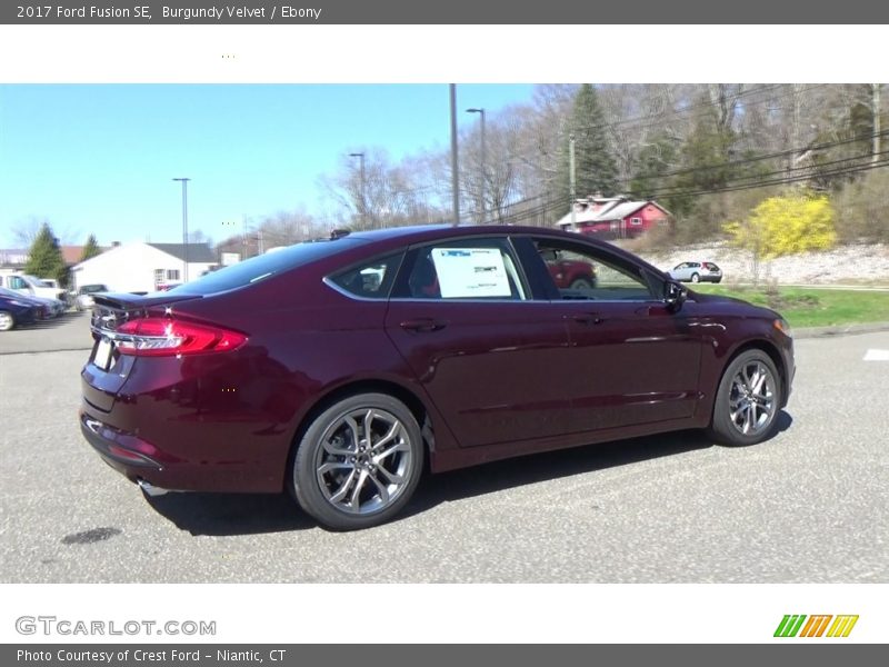 Burgundy Velvet / Ebony 2017 Ford Fusion SE