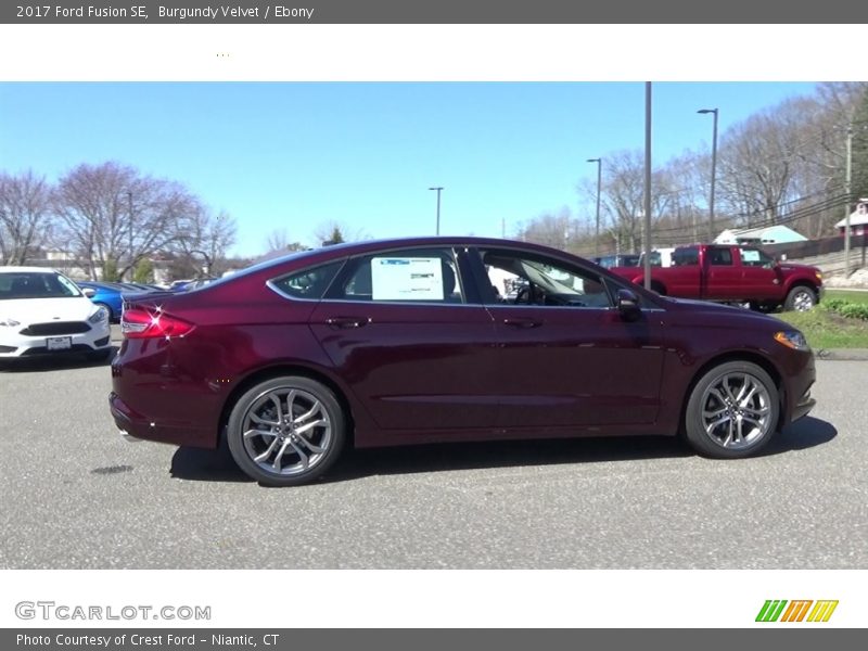 Burgundy Velvet / Ebony 2017 Ford Fusion SE