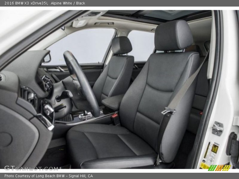 Alpine White / Black 2016 BMW X3 xDrive35i
