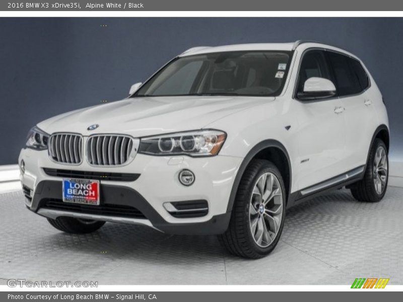 Alpine White / Black 2016 BMW X3 xDrive35i