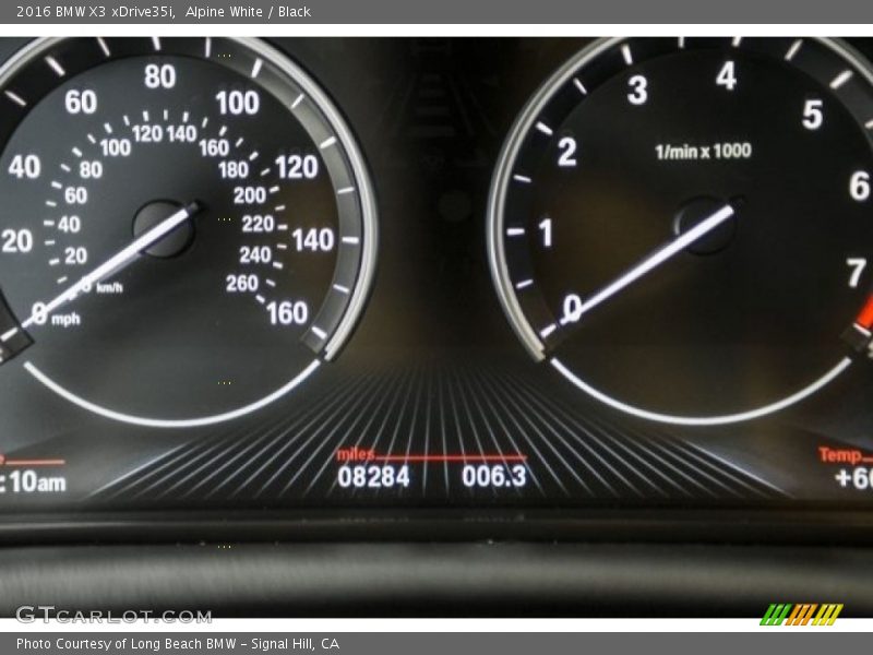 Alpine White / Black 2016 BMW X3 xDrive35i