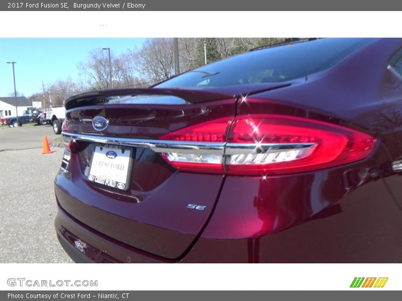 Burgundy Velvet / Ebony 2017 Ford Fusion SE