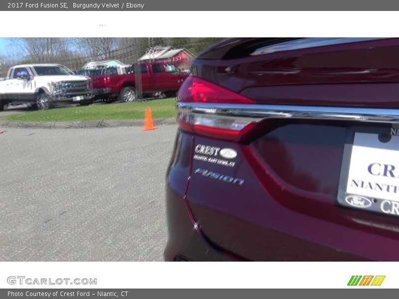 Burgundy Velvet / Ebony 2017 Ford Fusion SE