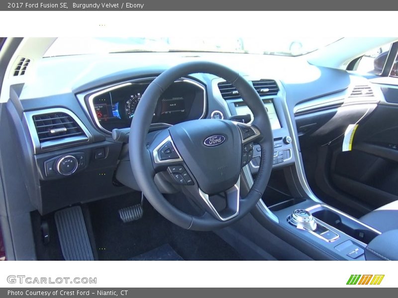 Burgundy Velvet / Ebony 2017 Ford Fusion SE