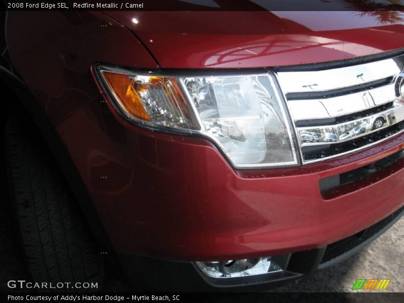 Redfire Metallic / Camel 2008 Ford Edge SEL