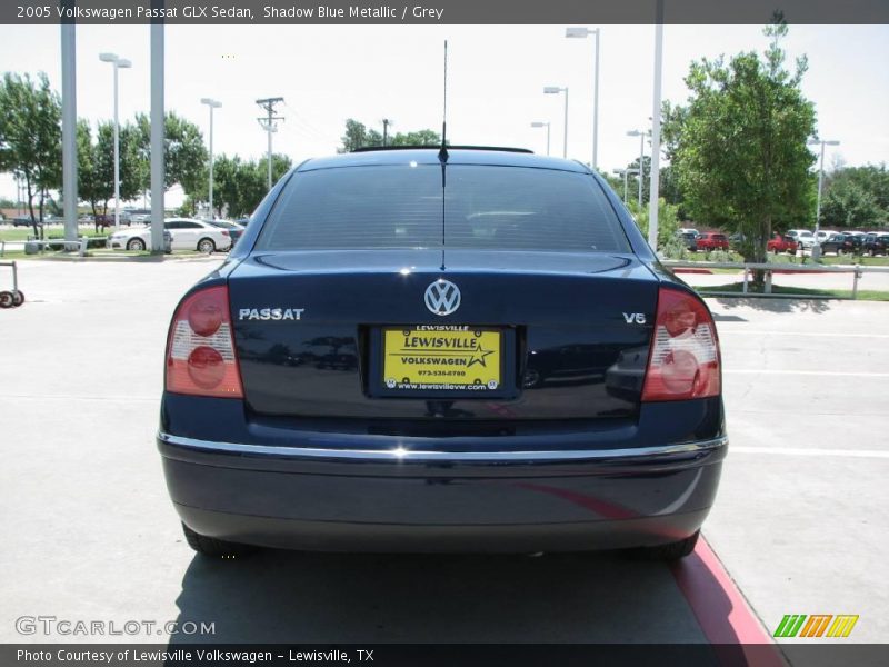 Shadow Blue Metallic / Grey 2005 Volkswagen Passat GLX Sedan