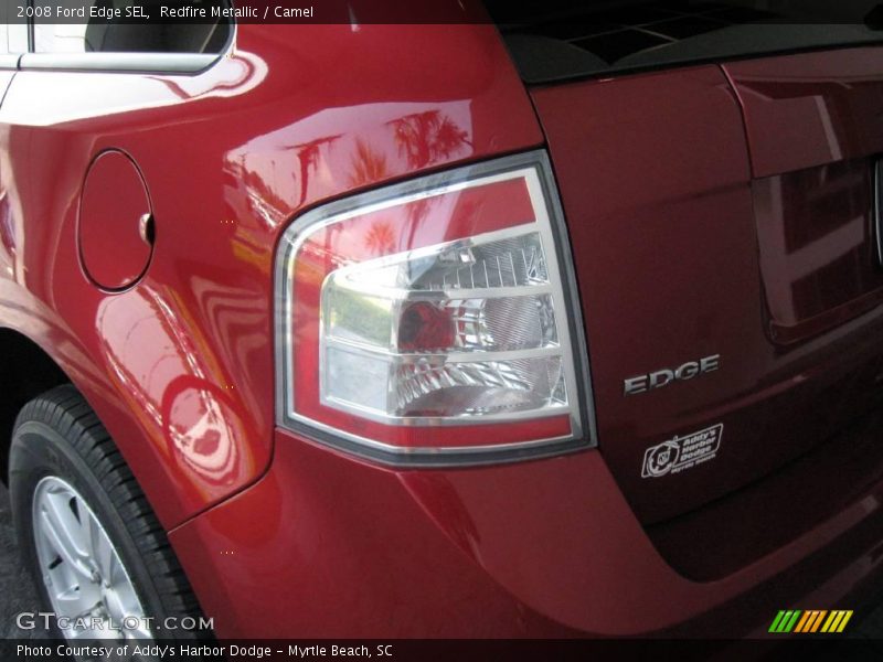 Redfire Metallic / Camel 2008 Ford Edge SEL