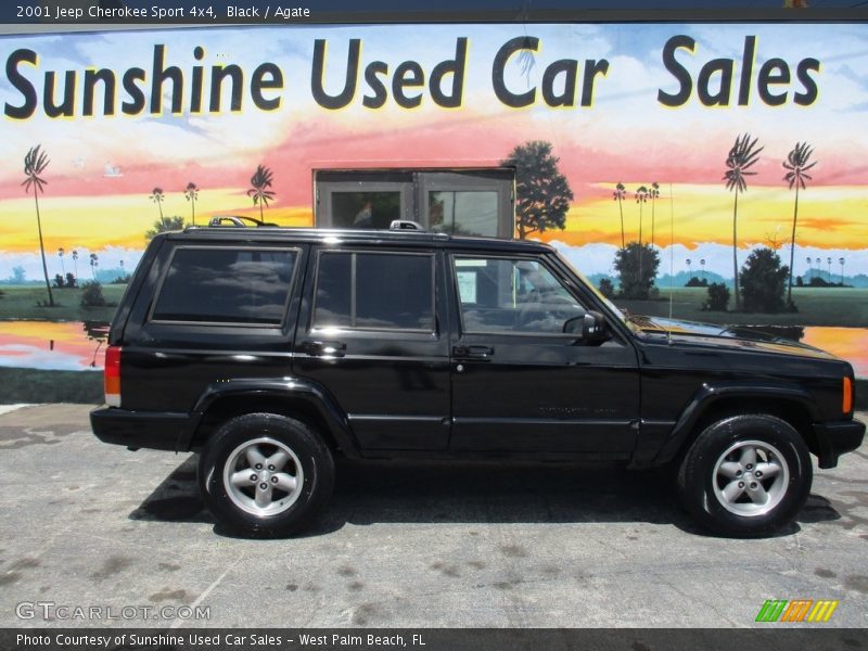 Black / Agate 2001 Jeep Cherokee Sport 4x4