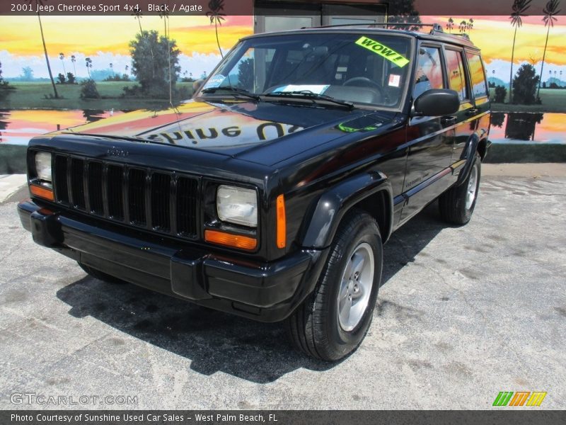 Black / Agate 2001 Jeep Cherokee Sport 4x4
