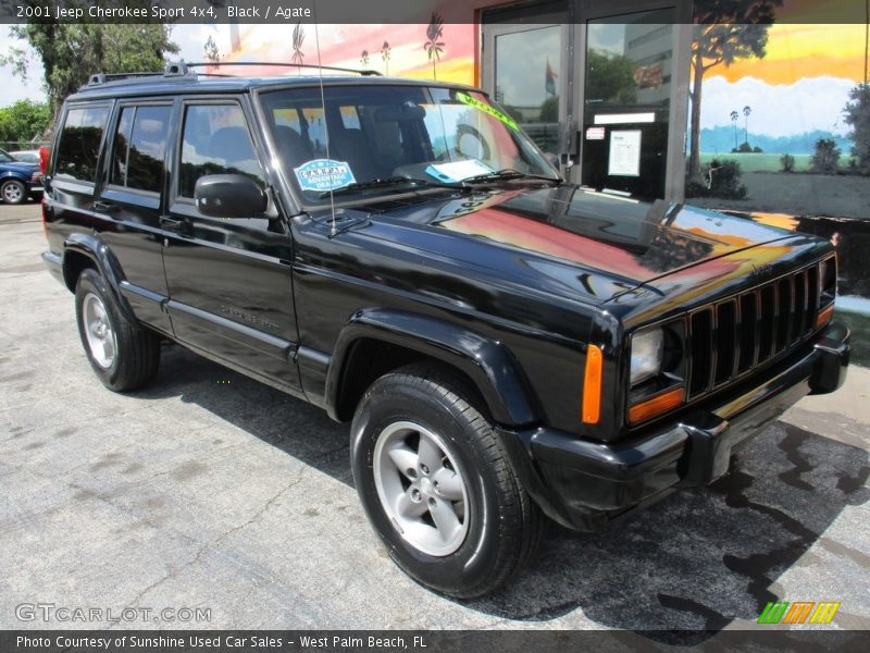 Black / Agate 2001 Jeep Cherokee Sport 4x4