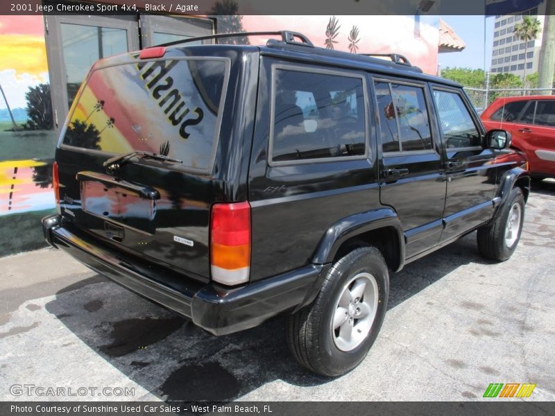 Black / Agate 2001 Jeep Cherokee Sport 4x4
