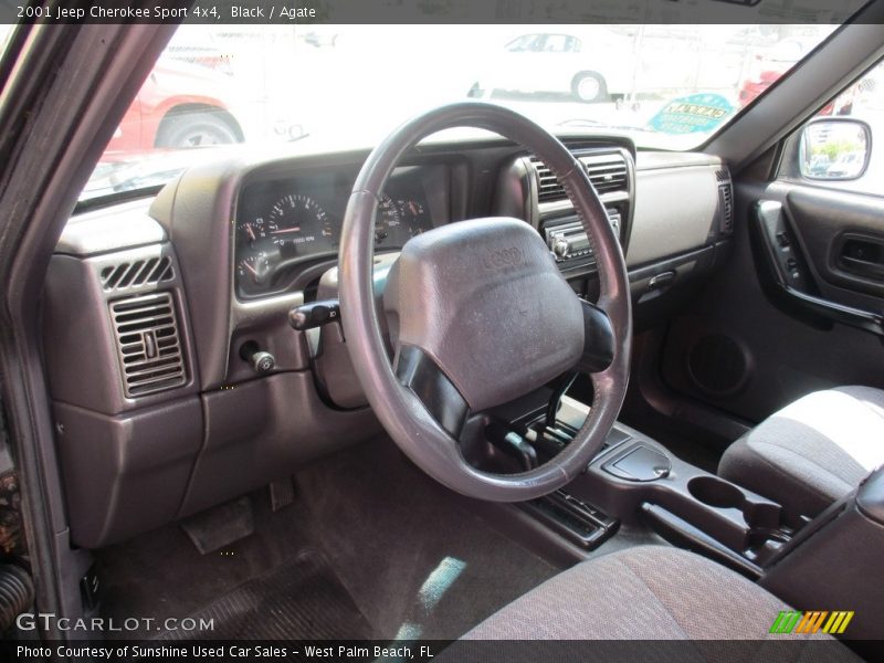 Black / Agate 2001 Jeep Cherokee Sport 4x4