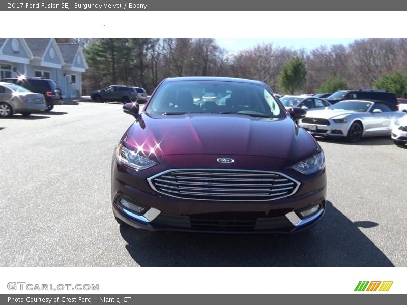 Burgundy Velvet / Ebony 2017 Ford Fusion SE