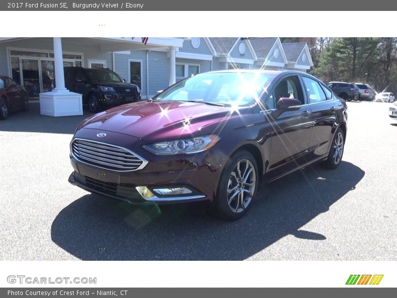 Burgundy Velvet / Ebony 2017 Ford Fusion SE