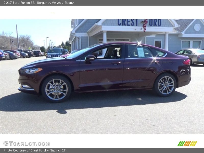 Burgundy Velvet / Ebony 2017 Ford Fusion SE