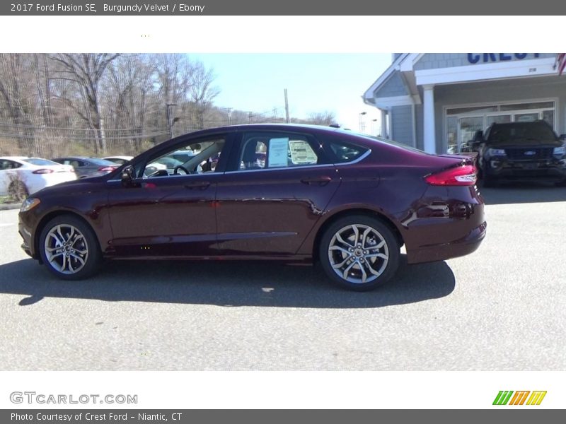 Burgundy Velvet / Ebony 2017 Ford Fusion SE