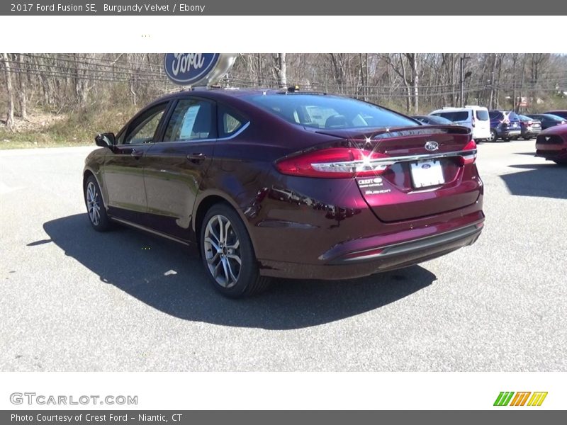 Burgundy Velvet / Ebony 2017 Ford Fusion SE