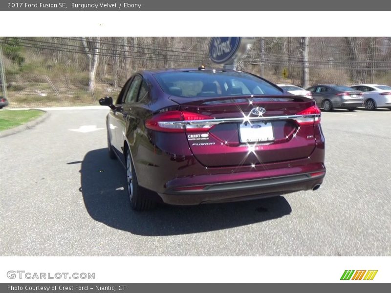 Burgundy Velvet / Ebony 2017 Ford Fusion SE