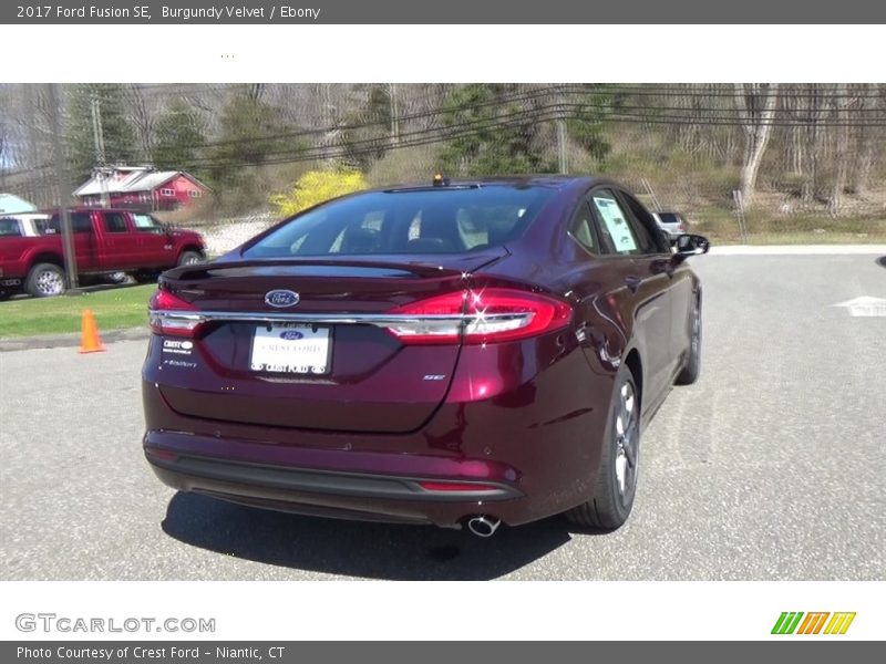 Burgundy Velvet / Ebony 2017 Ford Fusion SE