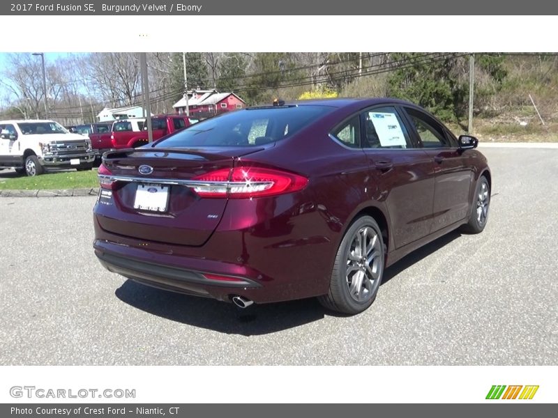 Burgundy Velvet / Ebony 2017 Ford Fusion SE