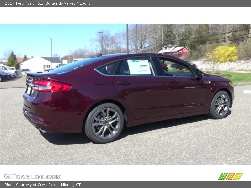 Burgundy Velvet / Ebony 2017 Ford Fusion SE