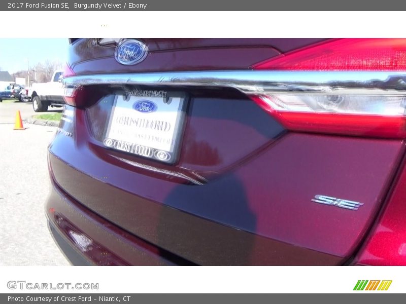 Burgundy Velvet / Ebony 2017 Ford Fusion SE