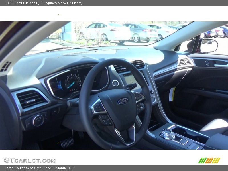 Burgundy Velvet / Ebony 2017 Ford Fusion SE