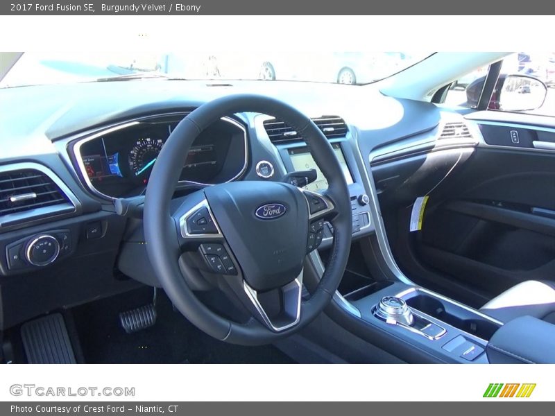 Burgundy Velvet / Ebony 2017 Ford Fusion SE