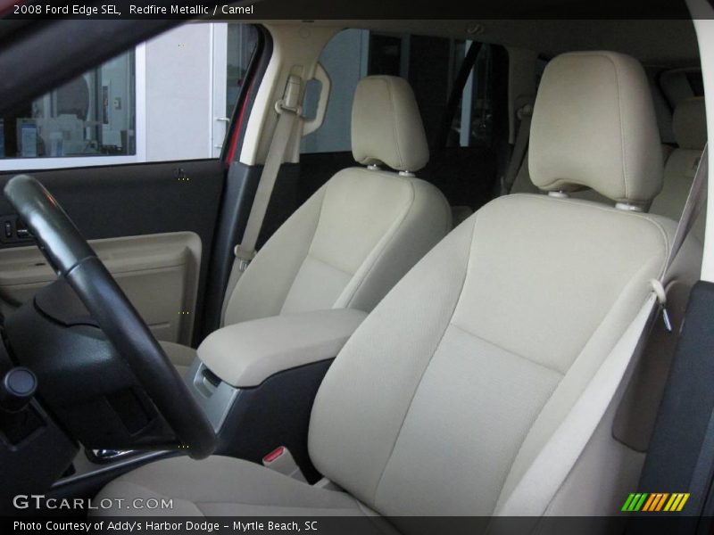 Redfire Metallic / Camel 2008 Ford Edge SEL