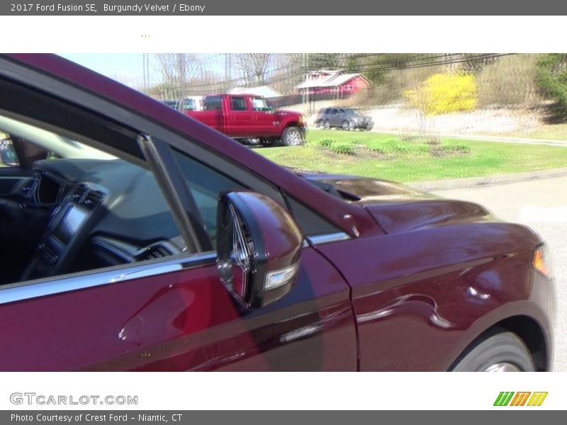 Burgundy Velvet / Ebony 2017 Ford Fusion SE