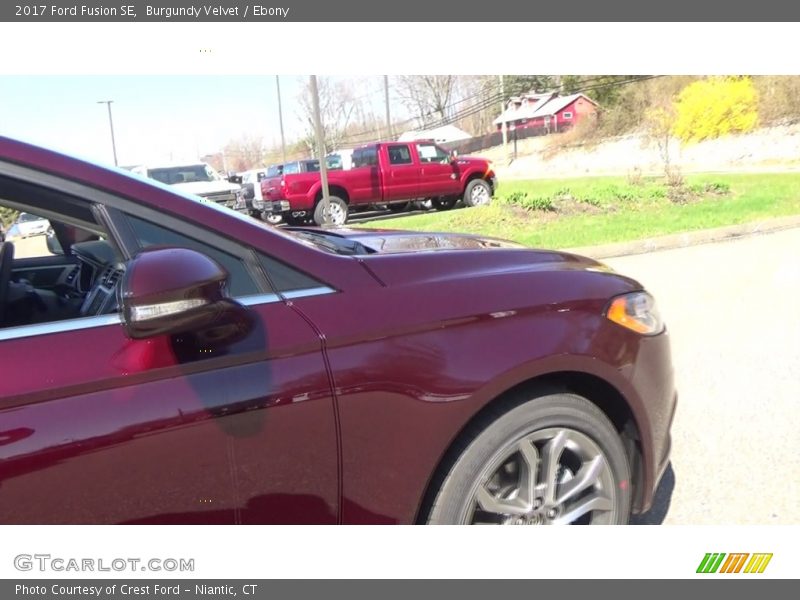 Burgundy Velvet / Ebony 2017 Ford Fusion SE