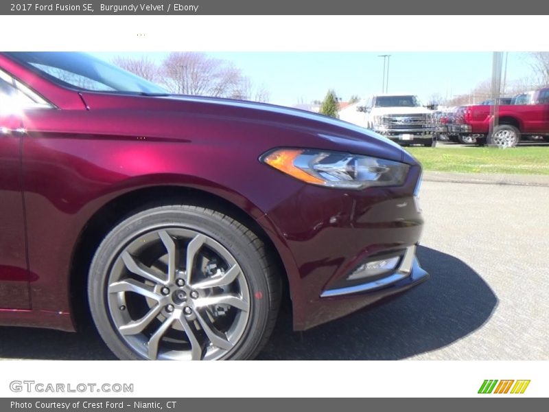 Burgundy Velvet / Ebony 2017 Ford Fusion SE