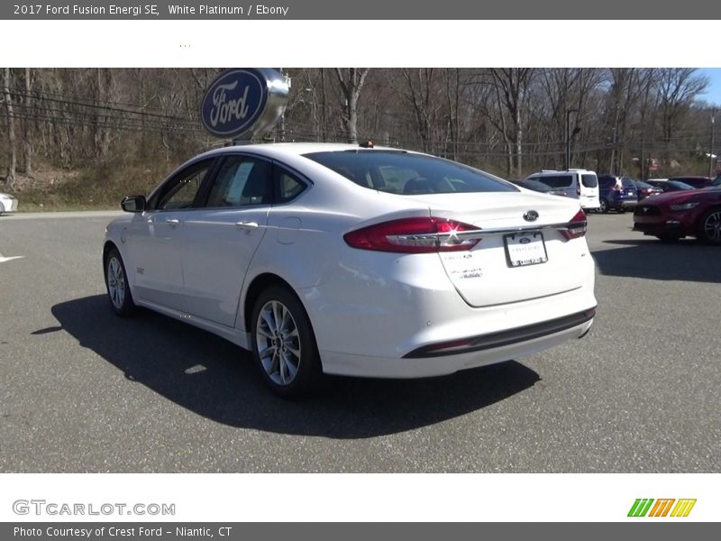 White Platinum / Ebony 2017 Ford Fusion Energi SE
