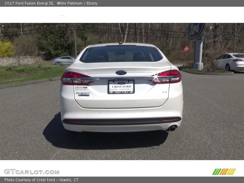 White Platinum / Ebony 2017 Ford Fusion Energi SE
