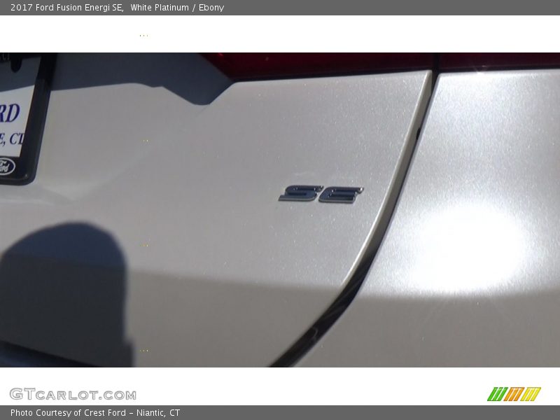White Platinum / Ebony 2017 Ford Fusion Energi SE