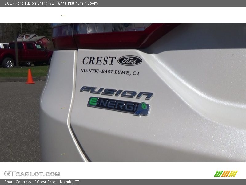 White Platinum / Ebony 2017 Ford Fusion Energi SE