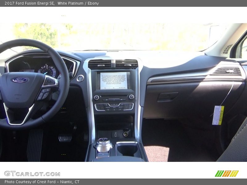 White Platinum / Ebony 2017 Ford Fusion Energi SE