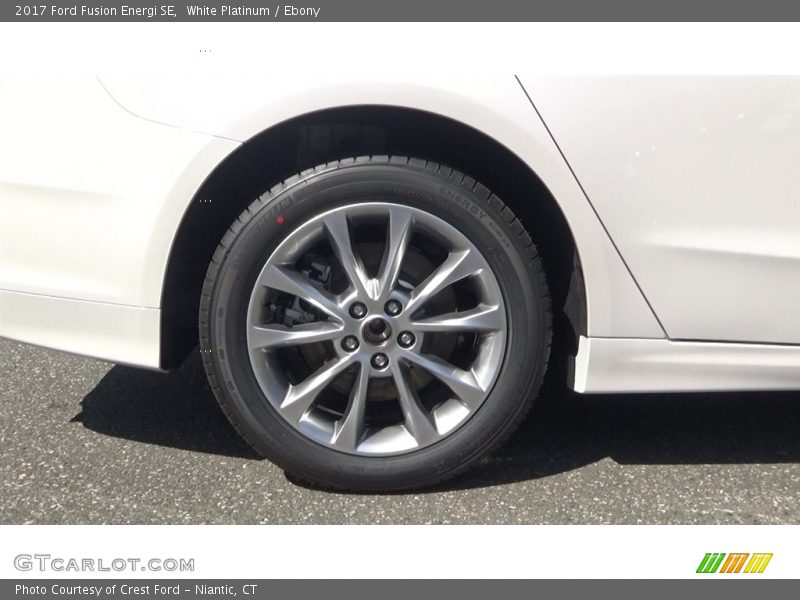 White Platinum / Ebony 2017 Ford Fusion Energi SE